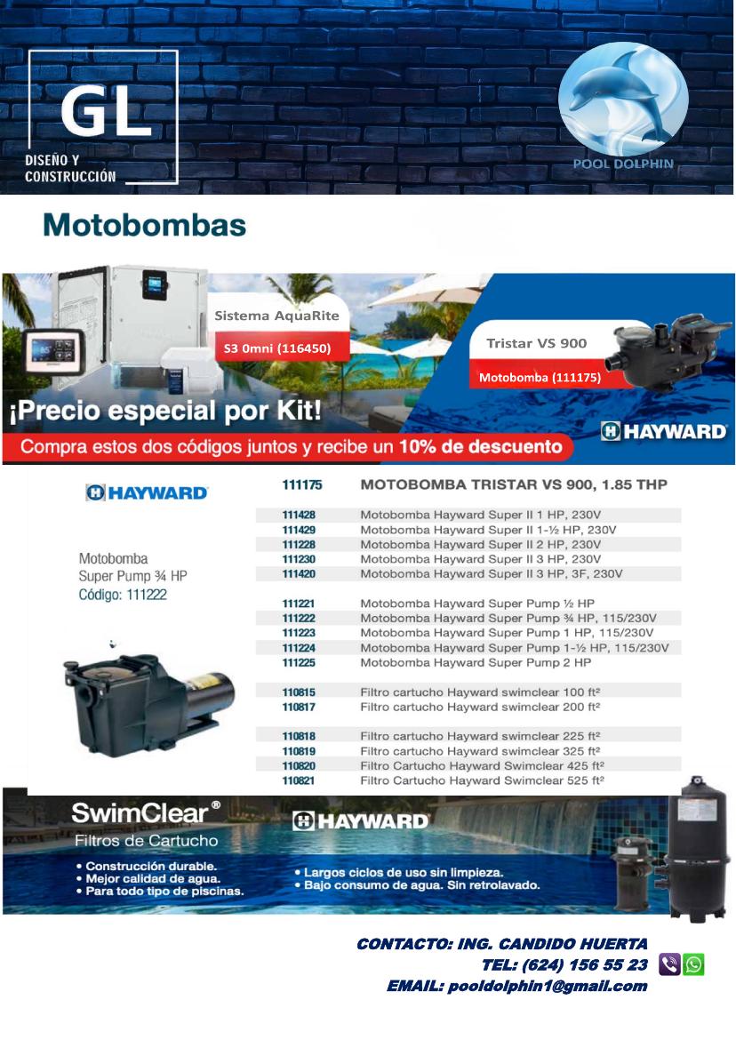 Catálogo página 7: motobombas y filtros Hayward